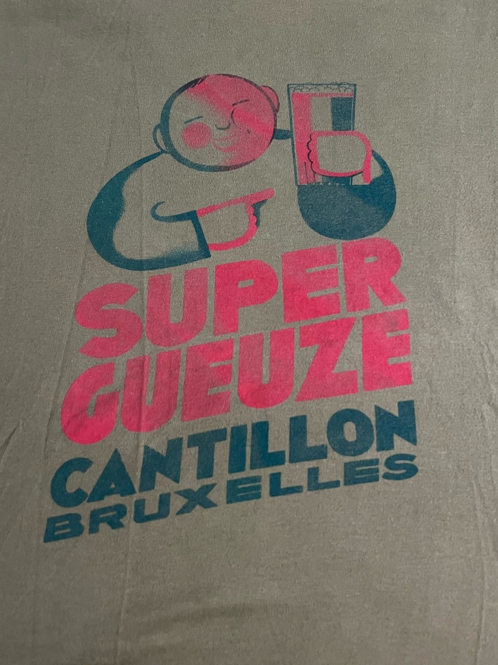 Cantillon Brewery Super Gueuze Brussels Belgium Craft Beer T-Shirt Green